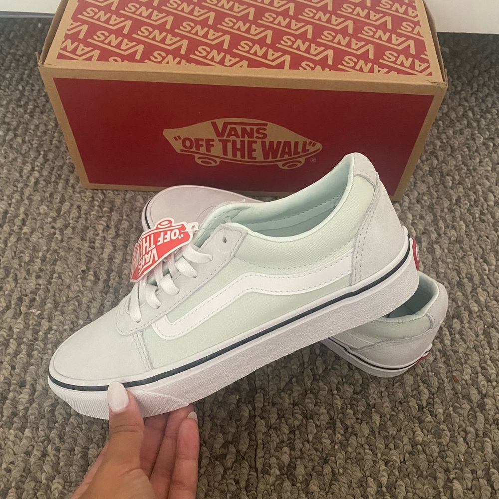 Canvas Ward Light Blue/Green Vans